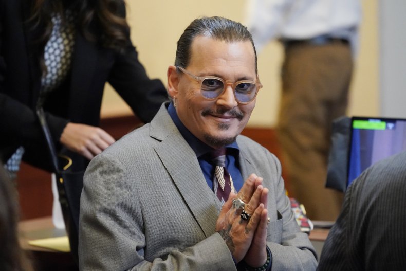 Depp in court