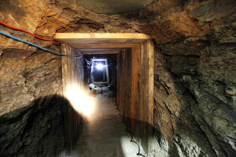 Drug Tunnel in California 