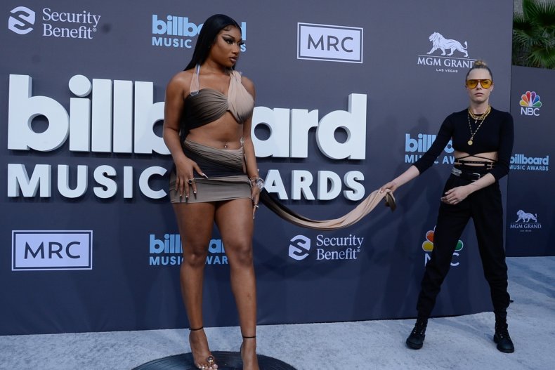 Megan Thee Stallion and Cara Delevingne