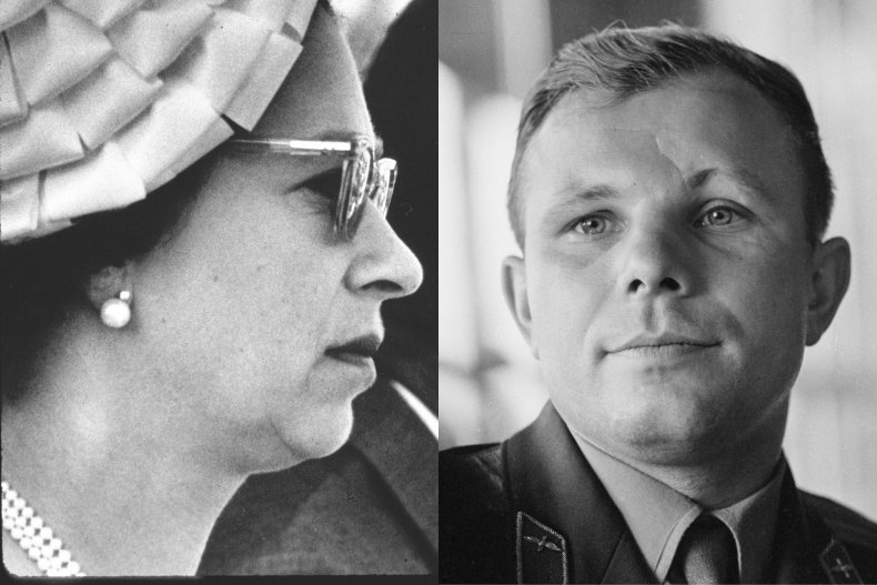 Queen and Cosmonaut Yuri Gagarin