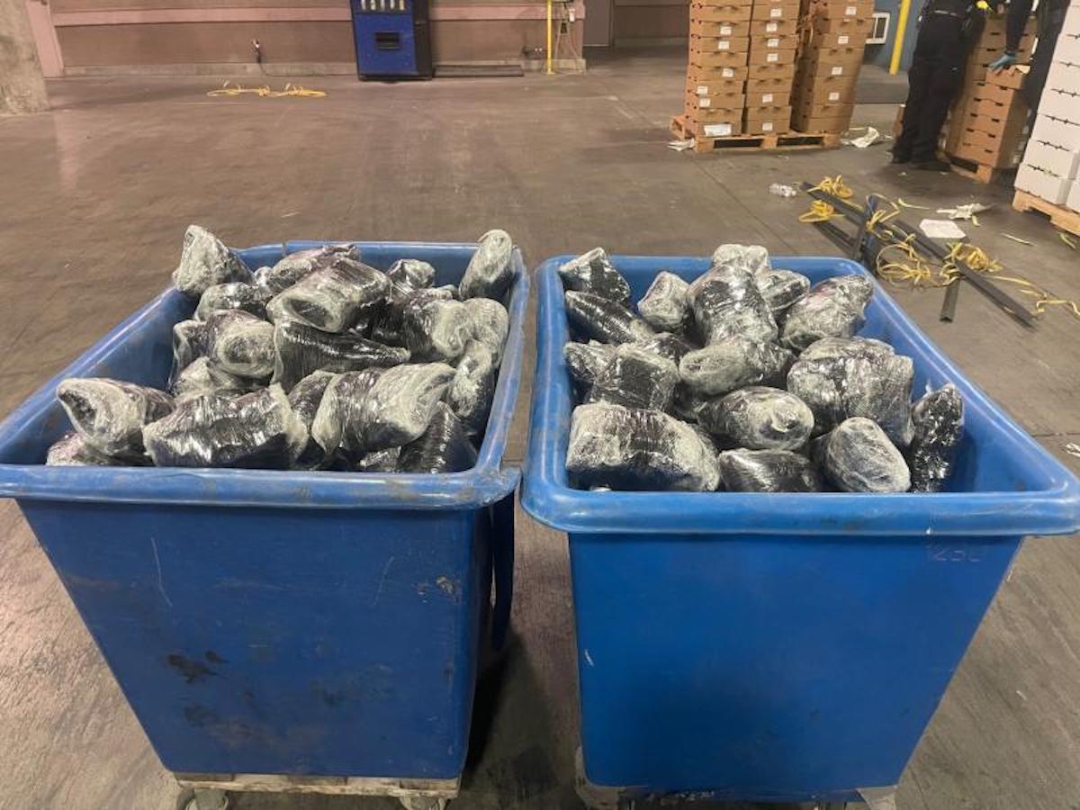 Over $1 Million Worth of Meth Found Hidden Within Squash Shipment