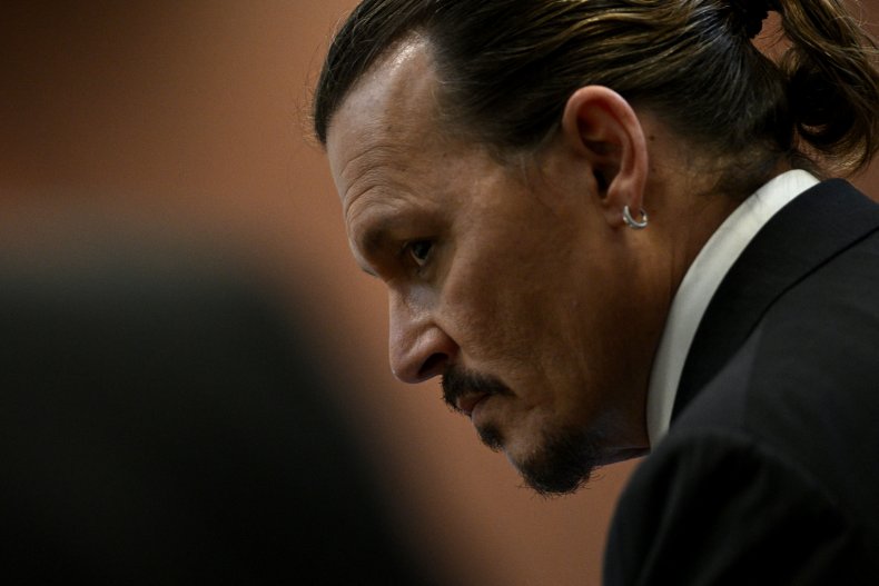 Johnny Depp in court against Amber Heard