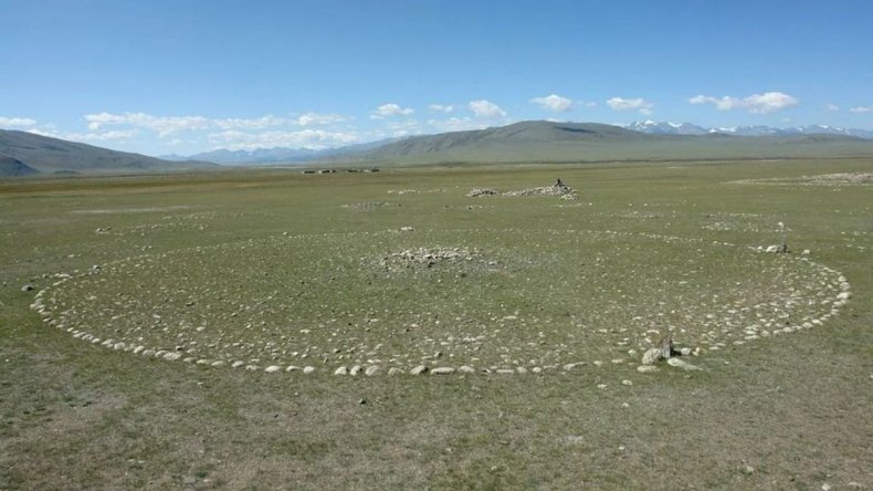 Sagsai burial from the Tsagaan Asga site