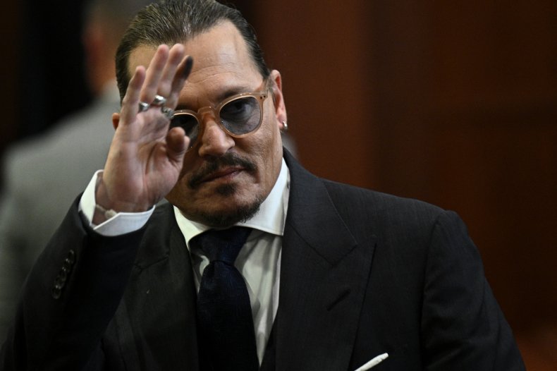 Johnny Depp in trial 