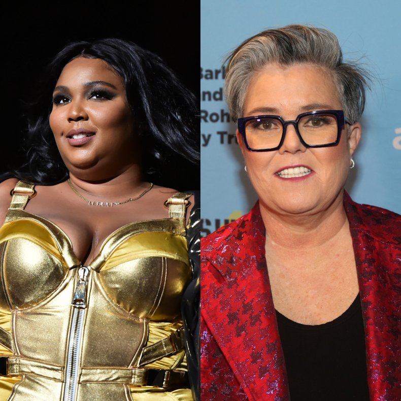 Lizzo and Rosie O'Donnell