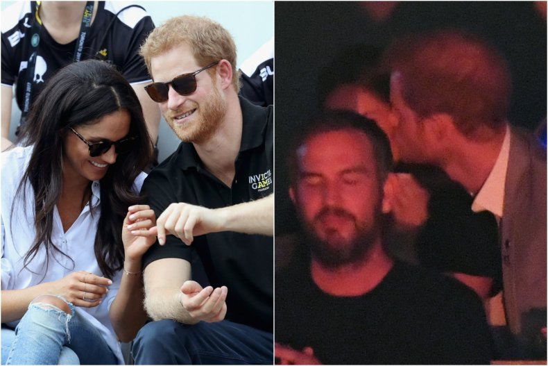 Prince Harry Meghan Markle Invictus 2017 Kiss