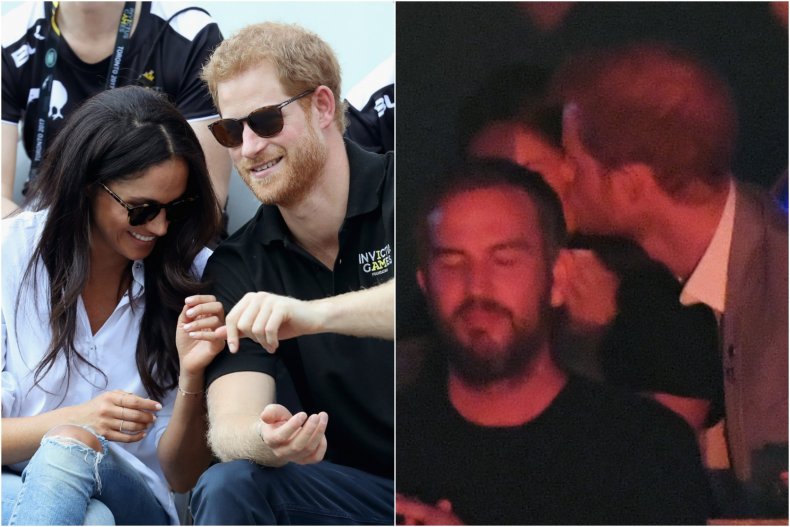 Prince Harry Meghan Markle Invictus 2017 Baiser