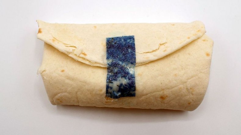 Tastee Tape holds burrito together