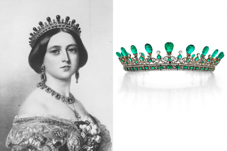 Queen Victoria Emerald Tiara