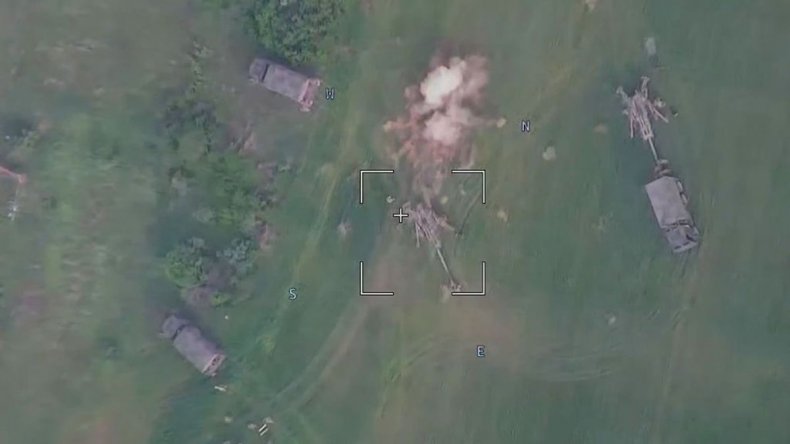 Russia strikes howitzers sent by U.S.