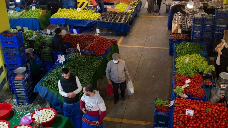 Fresh market in Turkey