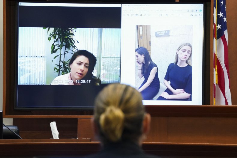 Photos of Heard in Court