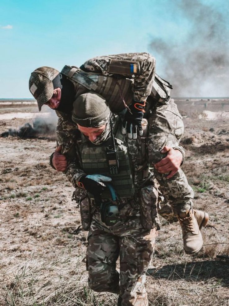 NATO combat training in Ukraine
