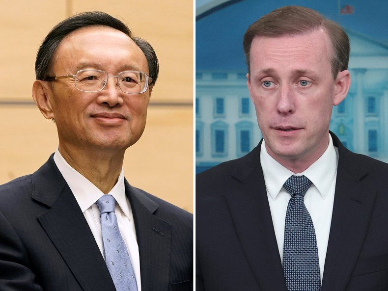 Chinese State Councilor Yang Jiechi and JakeSullivan