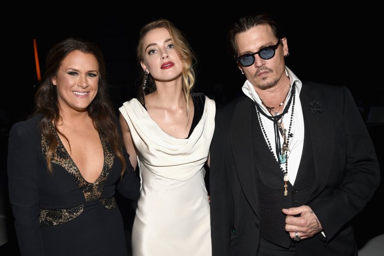 Jennifer Howell, Amber Heard, Johnny Depp