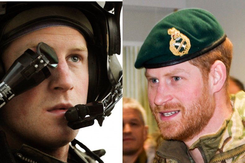 Prince Harry in Apache Helicopter