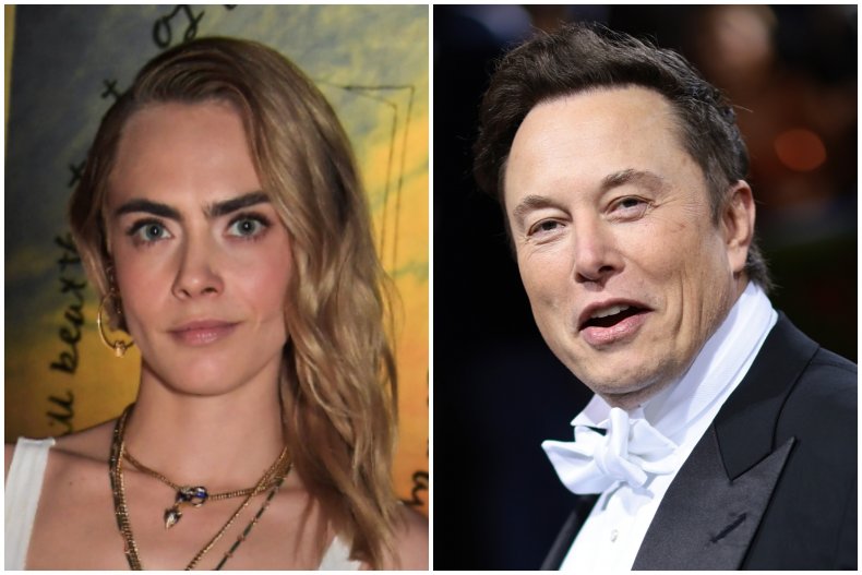 Cara Delevingne and Elon Musk