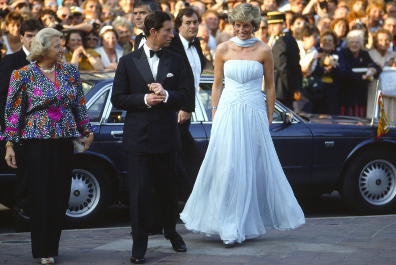 Prince Charles Princess Diana Cannes 1987