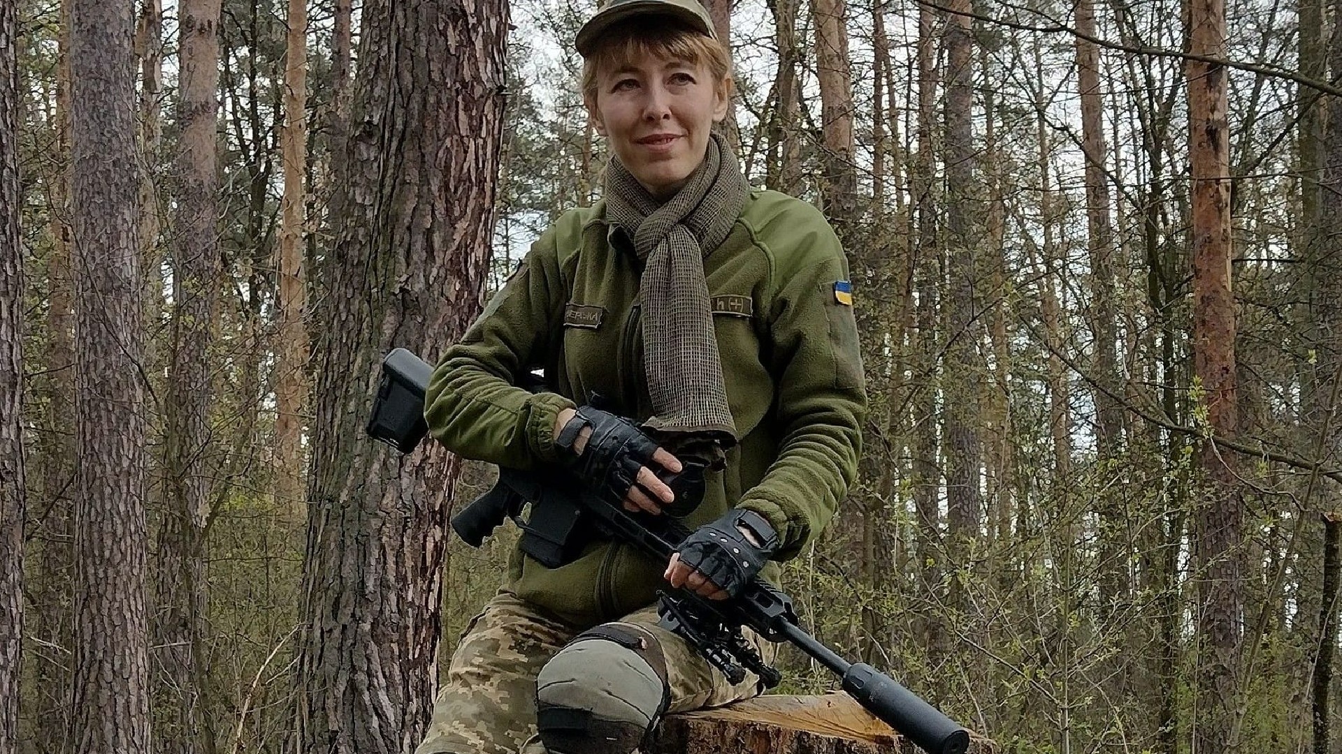 Елена Белозерская снайпер