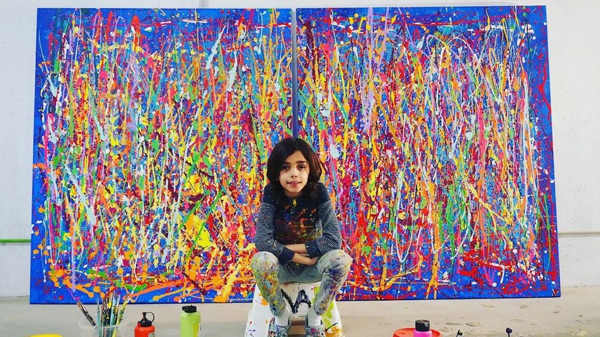 8-year-old autistic girl creates amazing portraits | The Art of Autism