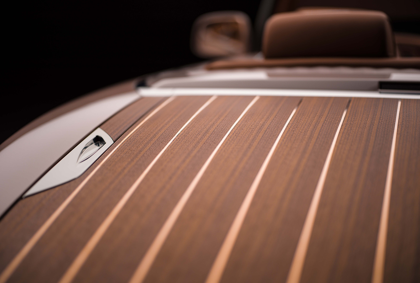 Father and Son Go for a Drive in Style in Gorgeous Wooden RollsRoyce Boat  Tail  autoevolution