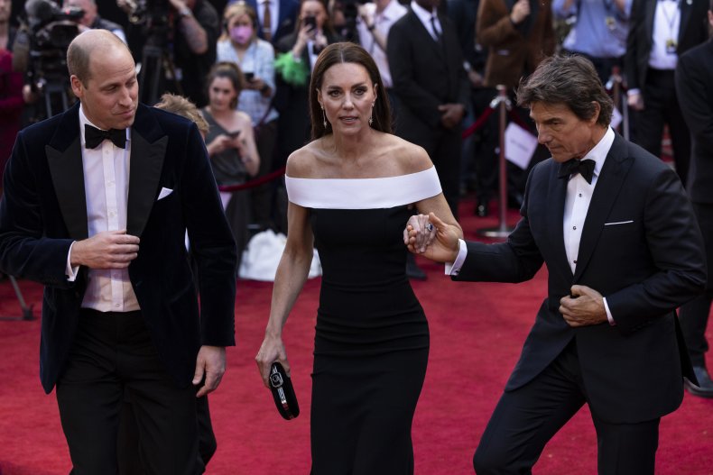 Prince William Kate Middleton Tom Cruise Premiere