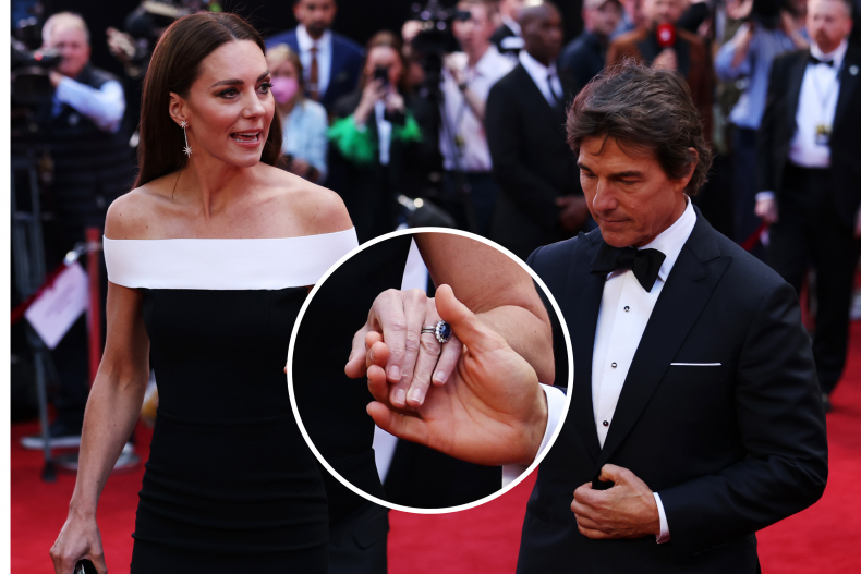 Kate Middleton Tom Cruise Hold Hands Premiere