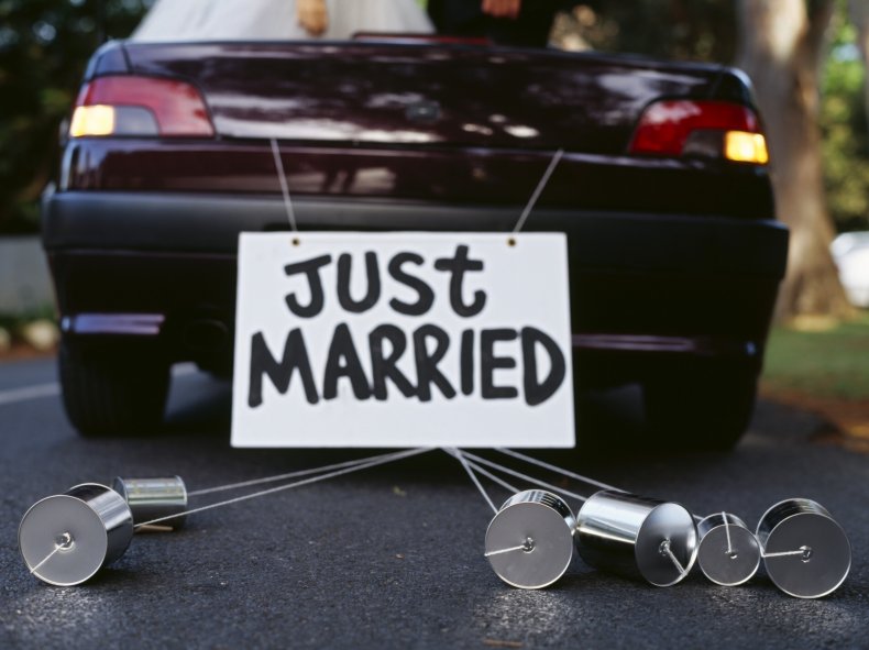 File photo of a wedding car.