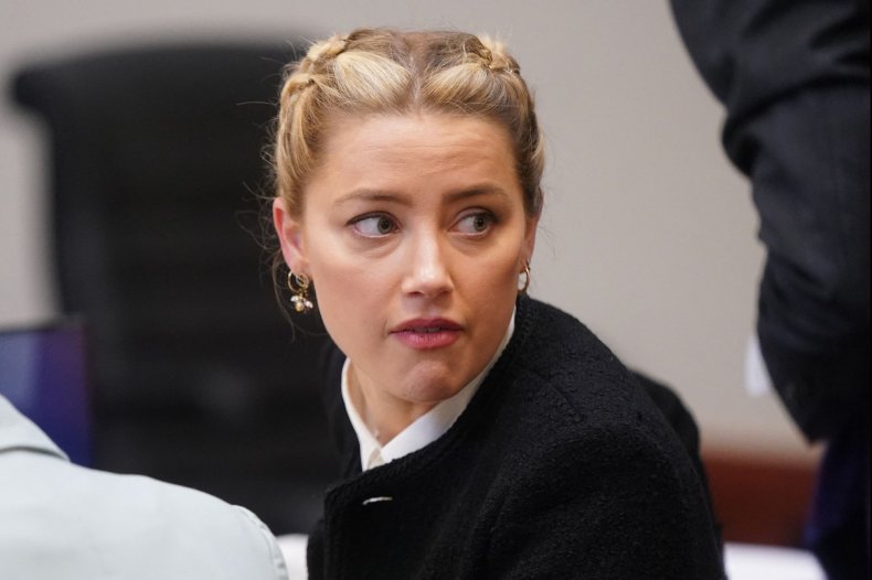 Amber Heard in court