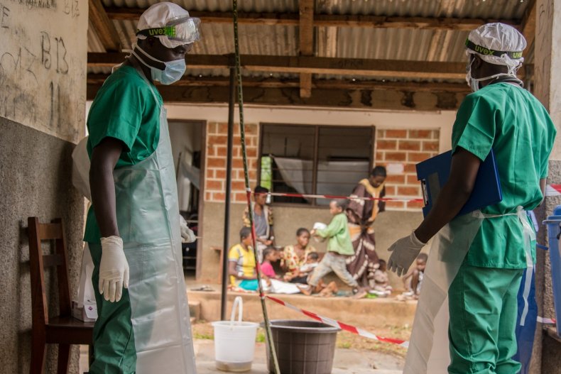 Health workers in Africa