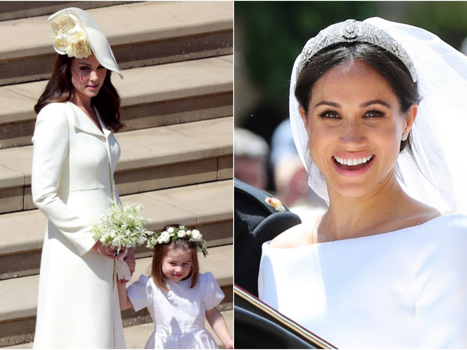 omgivet uren meget Did Kate Middleton Wear White to Meghan's Wedding? TikTok Reopens Debate
