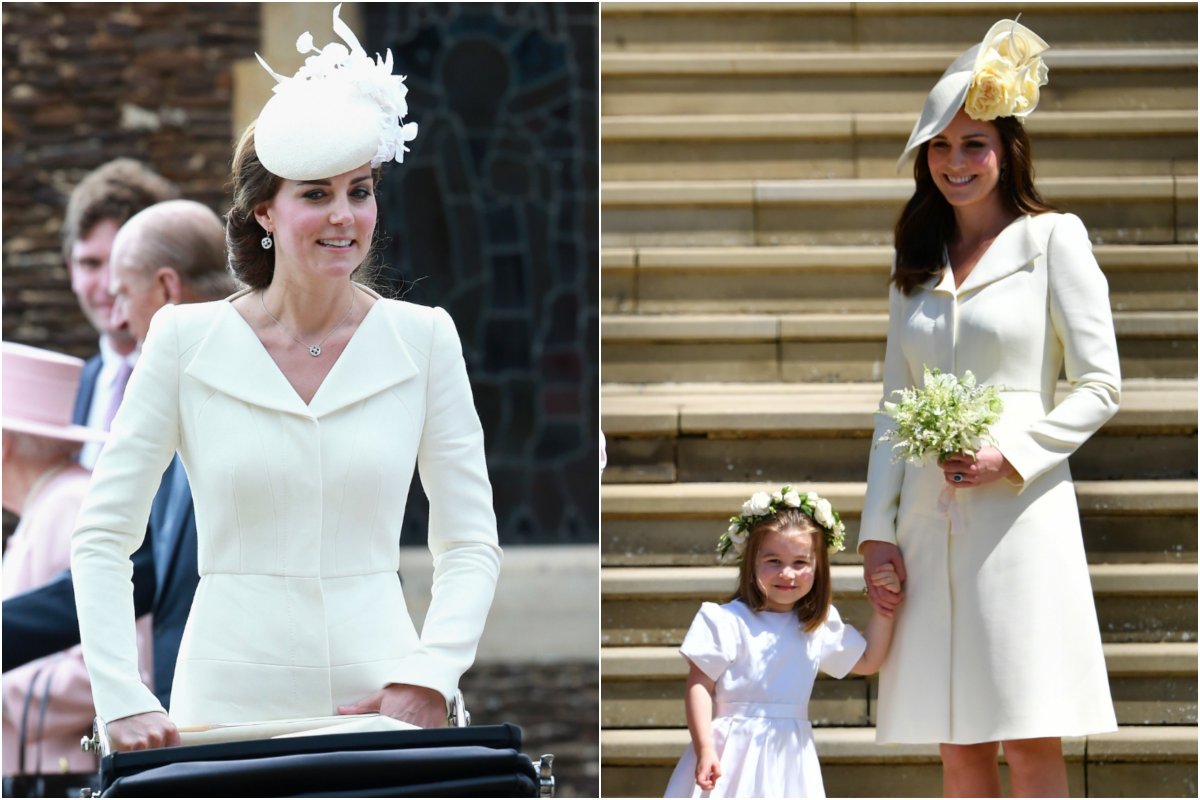 Kate Middleton Alexander McQueen Coat Dress Color