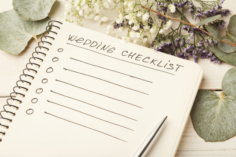 Wedding planning notebook
