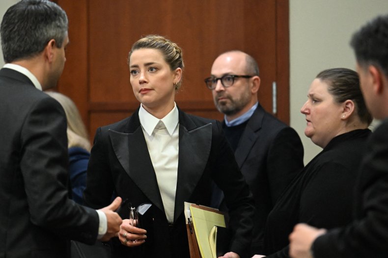 Amber Heard in court