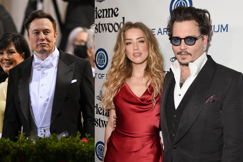 Amber Heard, Johnny Depp, Elon Musk
