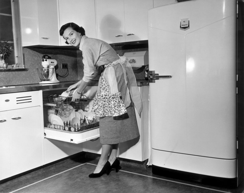 File photo of a 1950s housewife. 