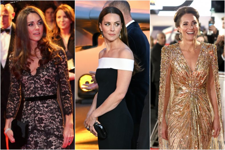 Kate Middleton movie premiere looks