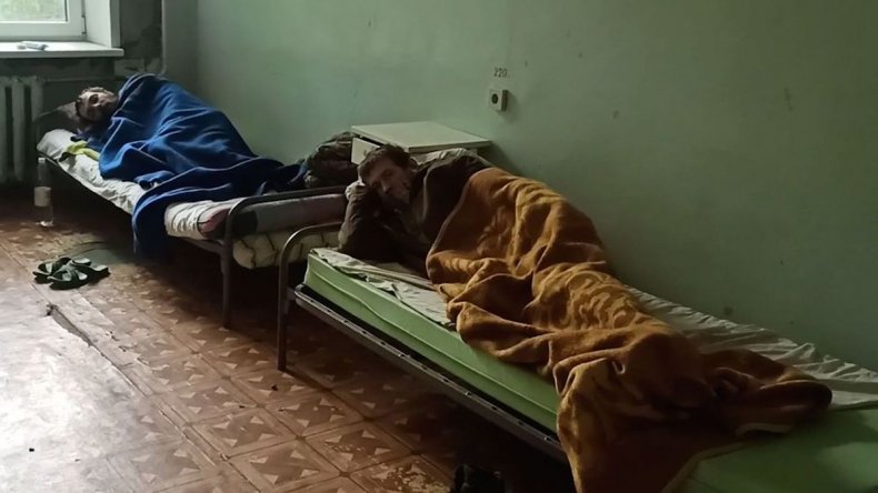 Wounded Azov soldiers in Russia hospital