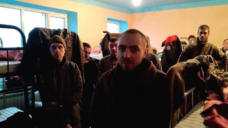 Ukrainian prisoners of war in detention