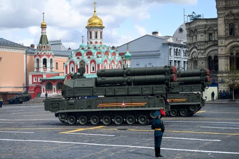 Russian BUK systems in Red Square parade