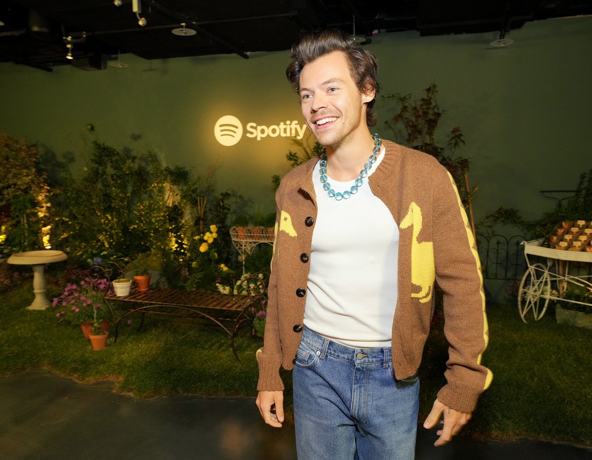 Harry Styles at Spotify in New York