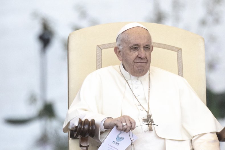 Pope Francis Appears in St. Peter's Square