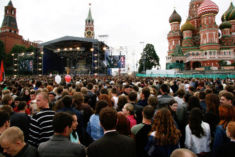 russian concert anti war protest