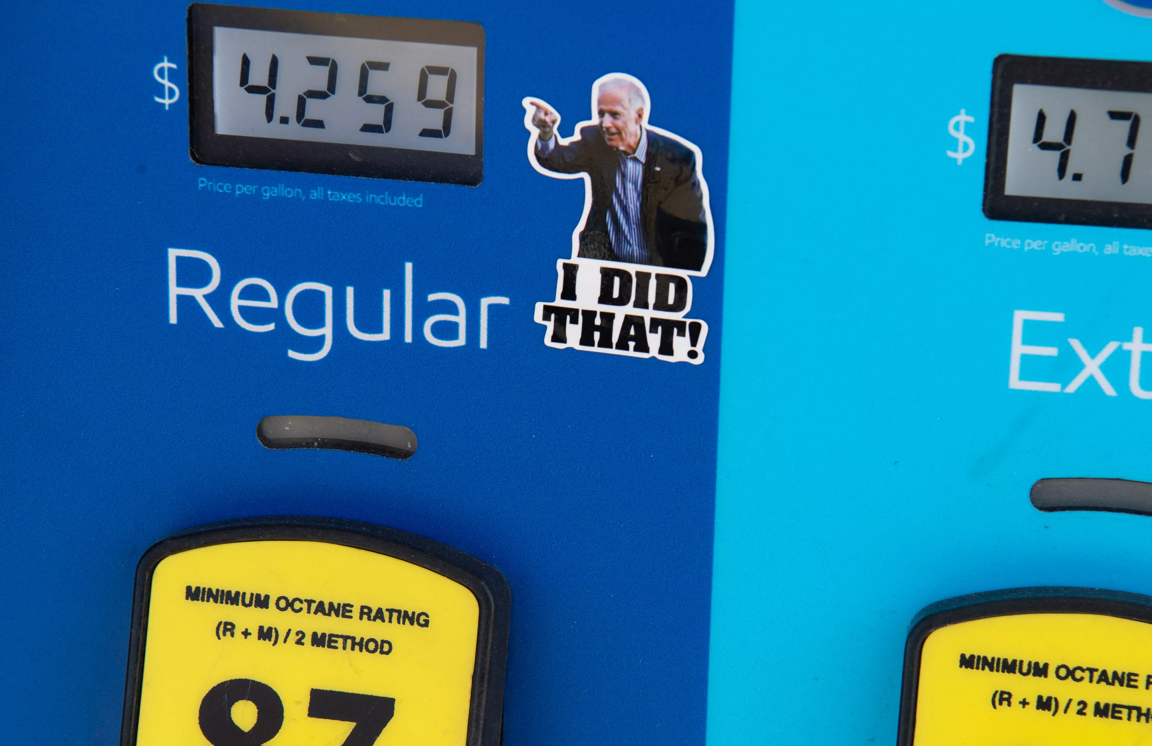 Why Joe Biden 'I Did That' Gas Pump Stickers Are Appearing Everywhere - Vimarsana News