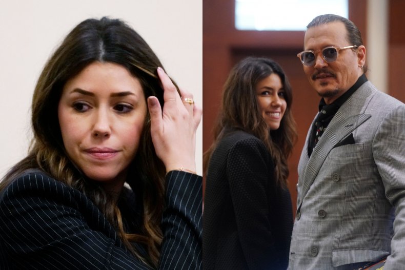 Camille Vasquez and Johnny Depp comp