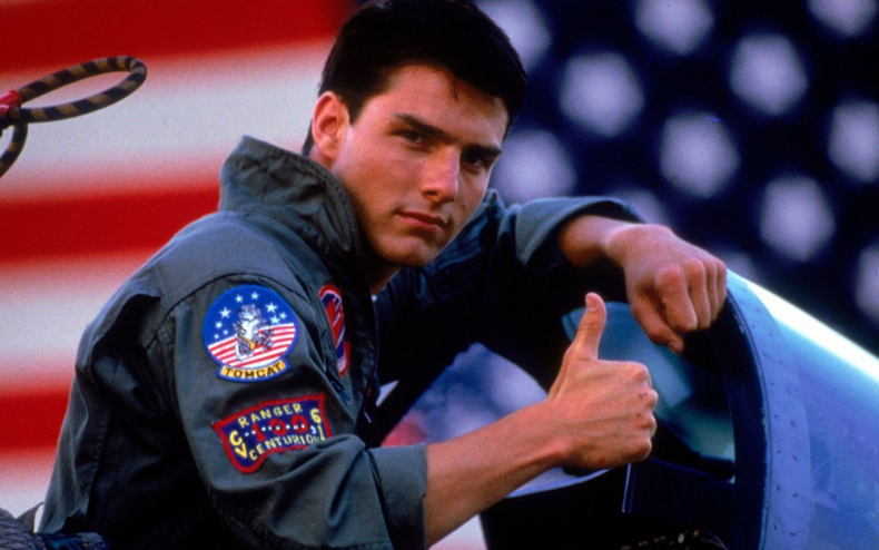 Tom Cruise in the original Top Gun.