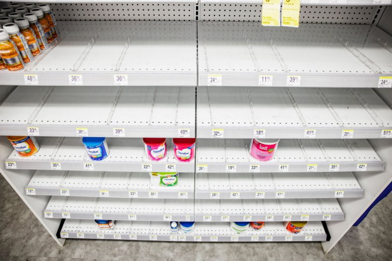 baby formula shortage