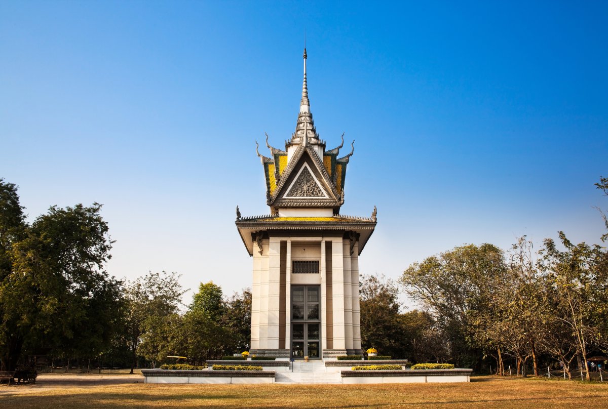 Choeung Ek Genocidal Center in Cambodia
