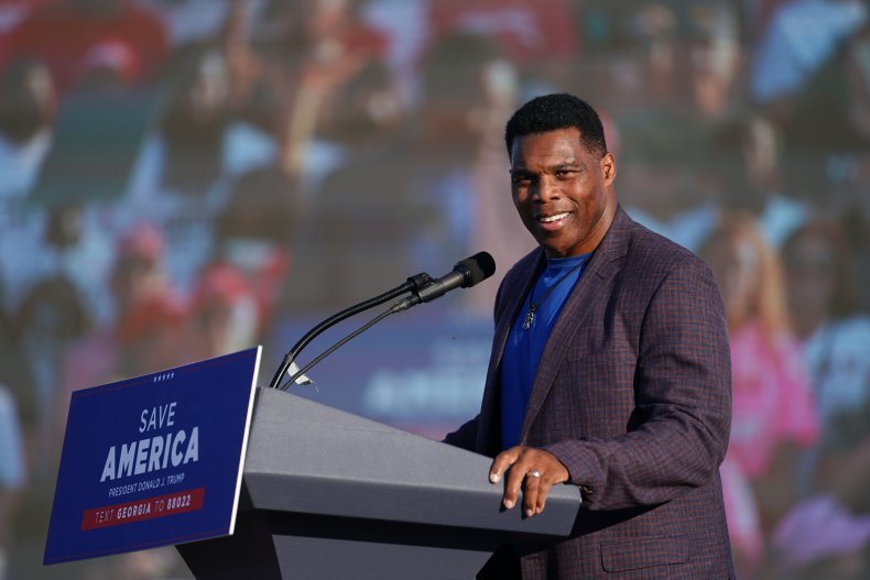 Herschel Walker at Perry Rally