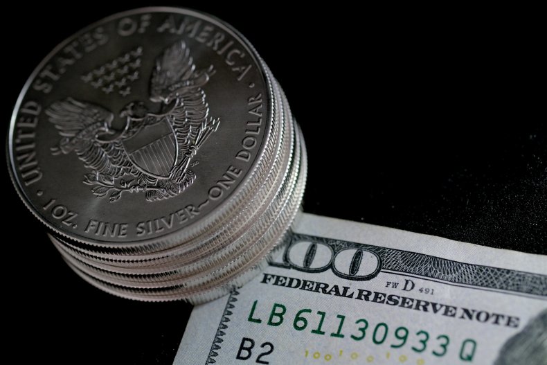 U.S. money is pictured